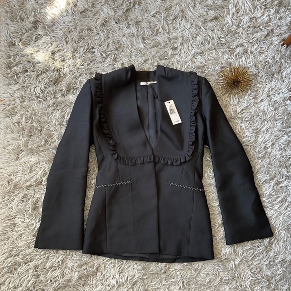 👠NWT Leon Max luxury limited edition silk billowed sport coat - Picture 9 of 14